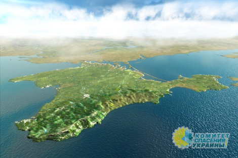 Майдан головного мозга. Украинцы просят «гаранта» Крым превратить из полуострова в остров