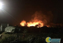 На николаевском полигоне вспыхнул пожар, без жертв не обошлось