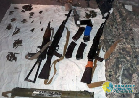 В Киеве обнаружили схрон с оружием