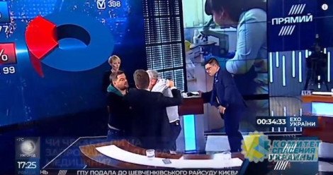 Дикая Украина: Нардеп Мусий подрался в прямом эфире