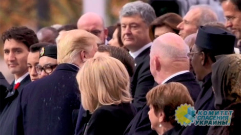 В Париже Трамп не поздоровался за руку с Порошенко