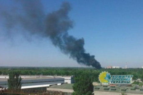 Под Киевом горели склады с горючим