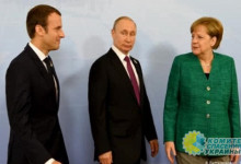 Путин, Меркель и Макрон в телефонном разговоре обсудили Украину