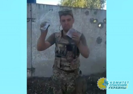 В Украине АТОшники перед камерой рвут удостоверения