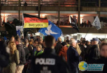 Немцы по всей Германии протестуют против поддержки Украины