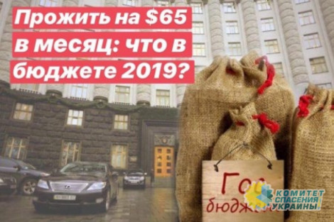 Не блеск, но нищета: бюджет-2019 выставил Украину на паперть