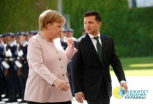 Зеленский попросил у Меркель политического содействия