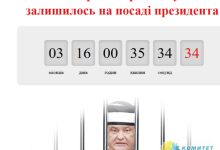 В Украине запустили счётчик который ведет отсчет президентского срока Порошенко