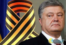 Порошенко разрешил красные флаги и георгиевские ленты на юбилей Победы