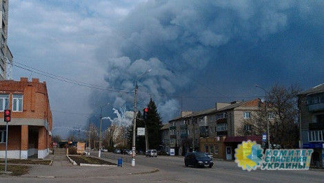 В Балаклее под Харьковом снова пожар на складе боеприпасов