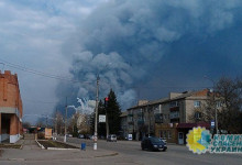 В Балаклее под Харьковом снова пожар на складе боеприпасов
