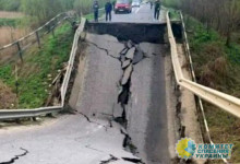 На Львовщине «устал» мост через реку Западный Буг