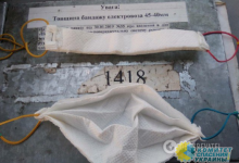 «Укрзализныця» раздала персоналу маски из салфеток и канцелярских резинок