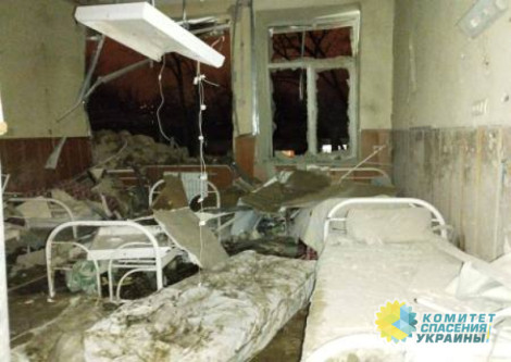 Киевские нацисты обстреляли медицинский комплекс в Донецке