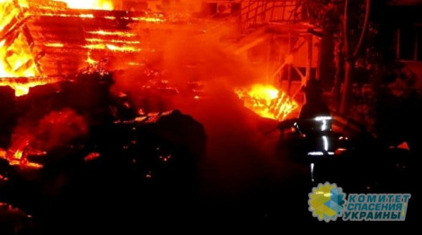 В Киеве подожгли общежитие для переселенцев