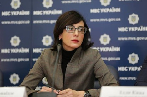 Украинскую национальную полицию возглавила еще одна грузинка, соратница Михаила Саакашвили Хатия Деканоидзе