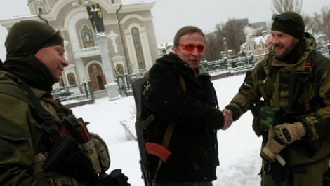 Охлобыстину вручили знак «Доброволец Донбасса»