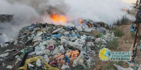 Проклятый мусором: под Львовом горела мусорная свалка