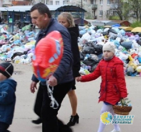 Патриоты Львова встретили Пасху в горах мусора