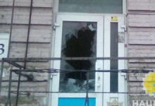 В Днепре пытались сжечь офис партии кандидата в президенты Мураева