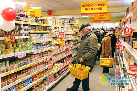 В Украине цены на некоторые виды продуктов уже обогнали европейские