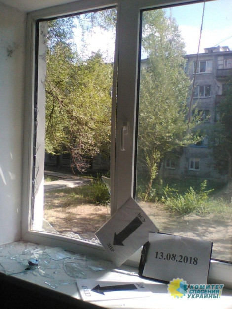 Каратели обстреляли Докучаевск, повреждено два дома