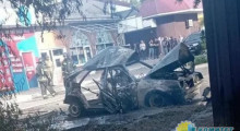 В Бердянске взорвался автомобиль