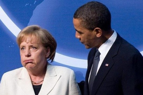 Меркель в роли мебели. Обама вынудил ЕС продлить санкции против России