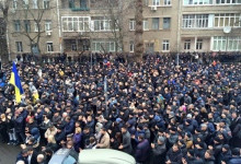 В Киеве на митинг против министра МВД вышли сотрудники милиции