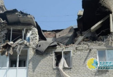 Обстрелами ВСУ в Саханке разрушено четыре жилых дома