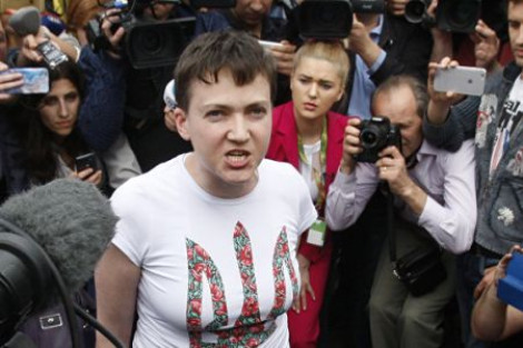 Савченко после помилования заявила, что хочет выпить два литра водки
