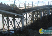 В Ивано-Франковской области рухнул мост