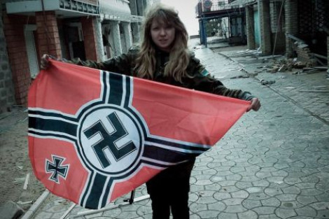 Нацистка Заверуха вышла на свободу под залог